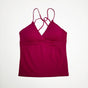 NCLAGEN Vision Twist Front Longline Top Women's Seamless Thin Straps Yoga Gym Workout Vest Running Tank Tops Fitness Clothing
